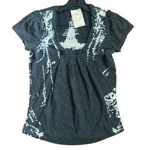 Chulo Pony Charcoal Gray Top